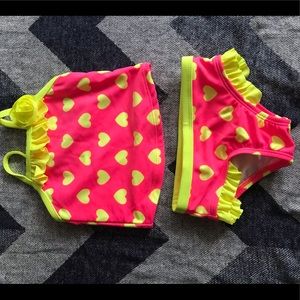 OP 3-6months two piece tank bathing suit